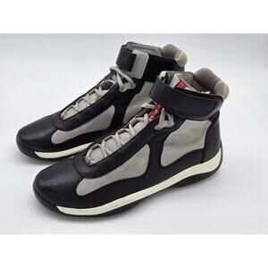 スニーカー Prada Sneaker Prada Shoes Vintage Men's Sneakers Silver Gray Low Top Prada